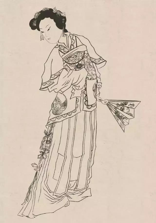 传统人物白描手稿,古代白描人物集锦