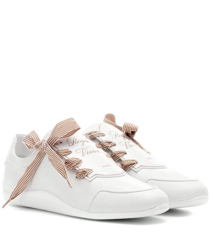 rogervivierrv小白鞋穿搭,rogervivier方扣中空平底鞋测评