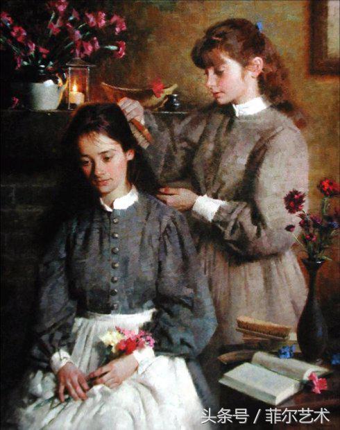 美国画家斯科特哈丁油画作品欣赏,摩根威斯特林油画视频