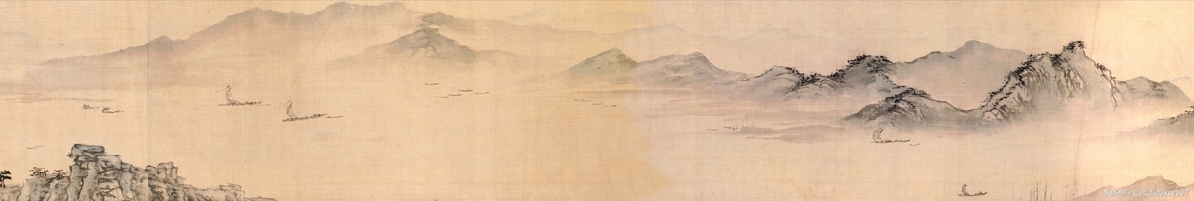 中国画浙派吴门画派,云田山水画欣赏