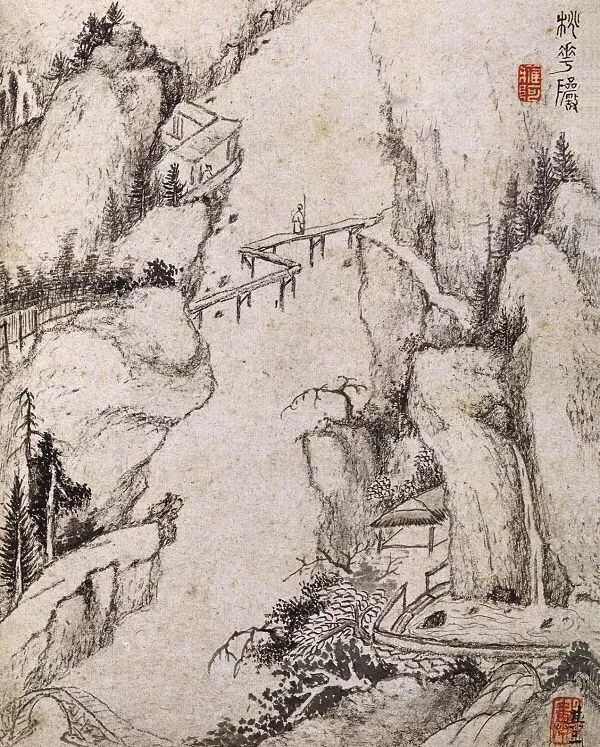 老来泓颖不嫌枯，扫落云山淡欲无。翻笑为霖手颠倒，最分明