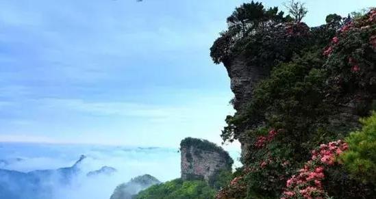四川光雾山诺水河,四川南江光雾山春季风景