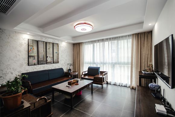 还是专业的拍的好看，新中式美家已入住2个月了，两个字完美！