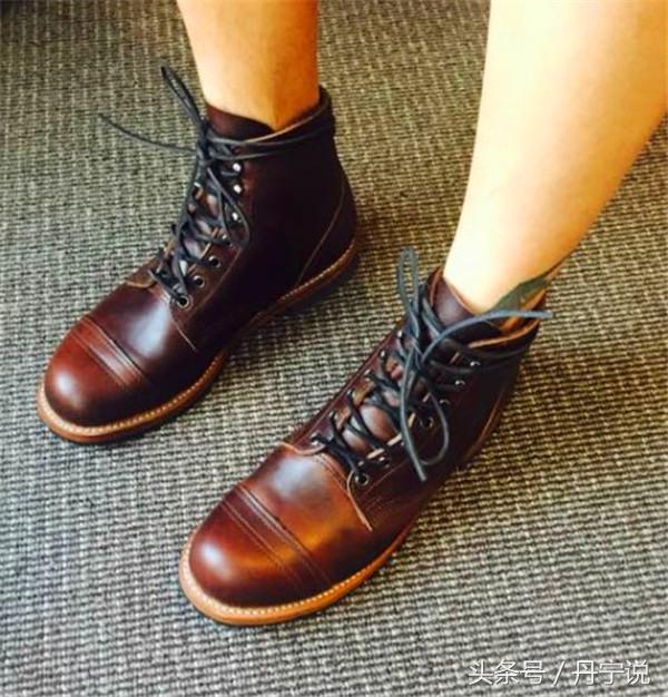 红翼1907工装靴,红翼工装靴8111脚感