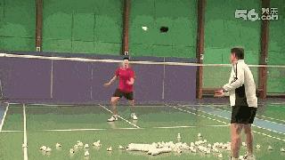 动图演示羽毛球混双技术提升技巧，男女搭配，打球不累！