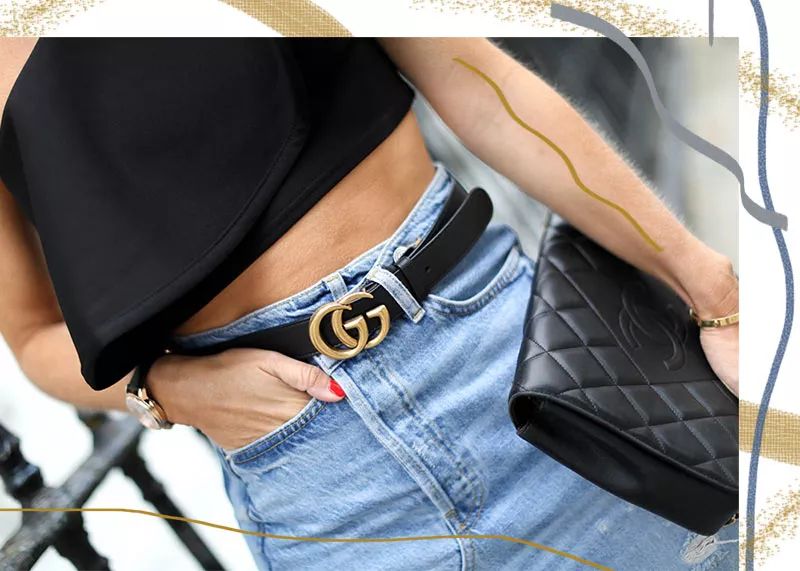 guccibeauty腰带,gucci有没有一款带花的腰带