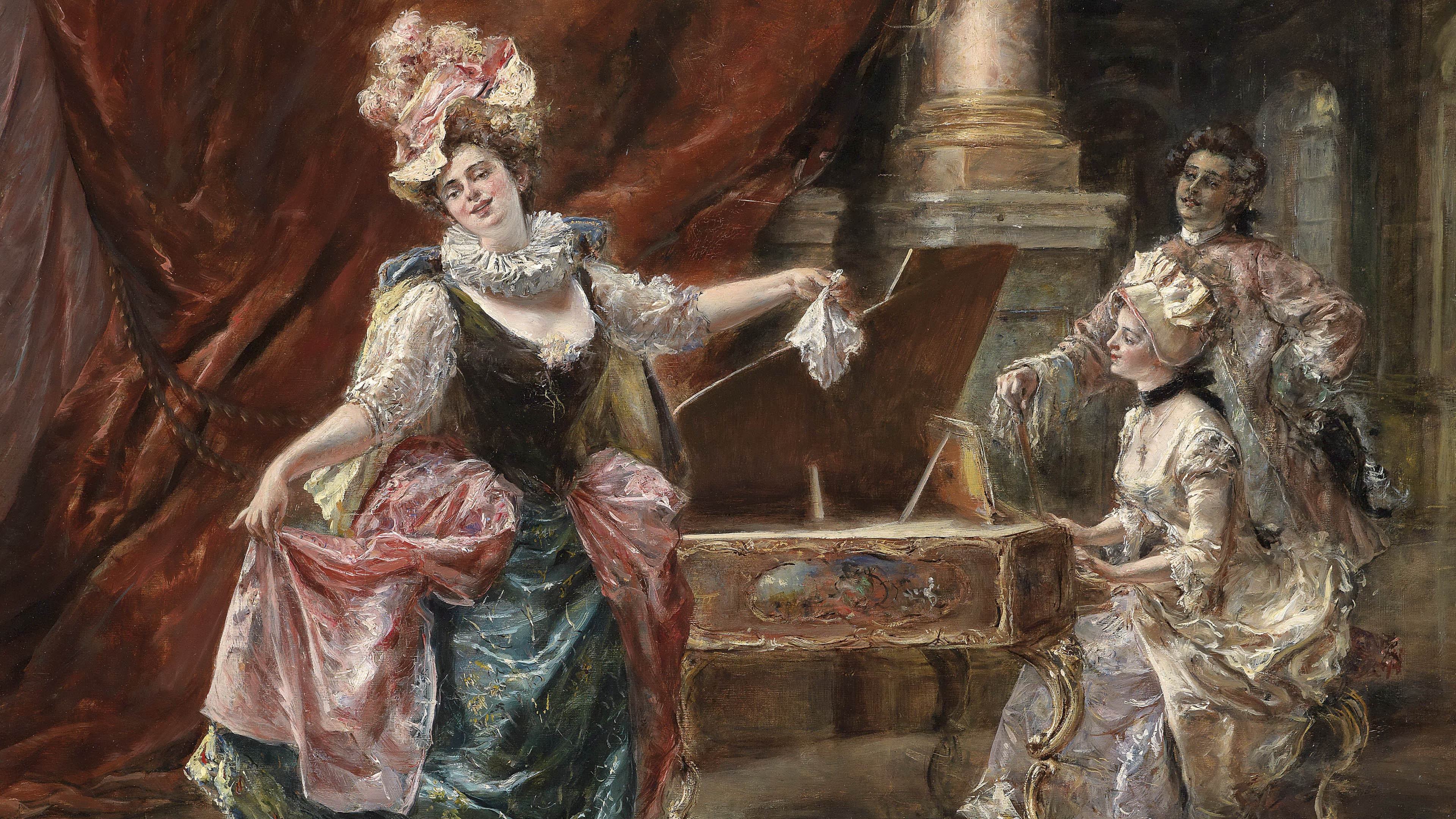 那些流淌在绘画里的琴声是为千古绝唱