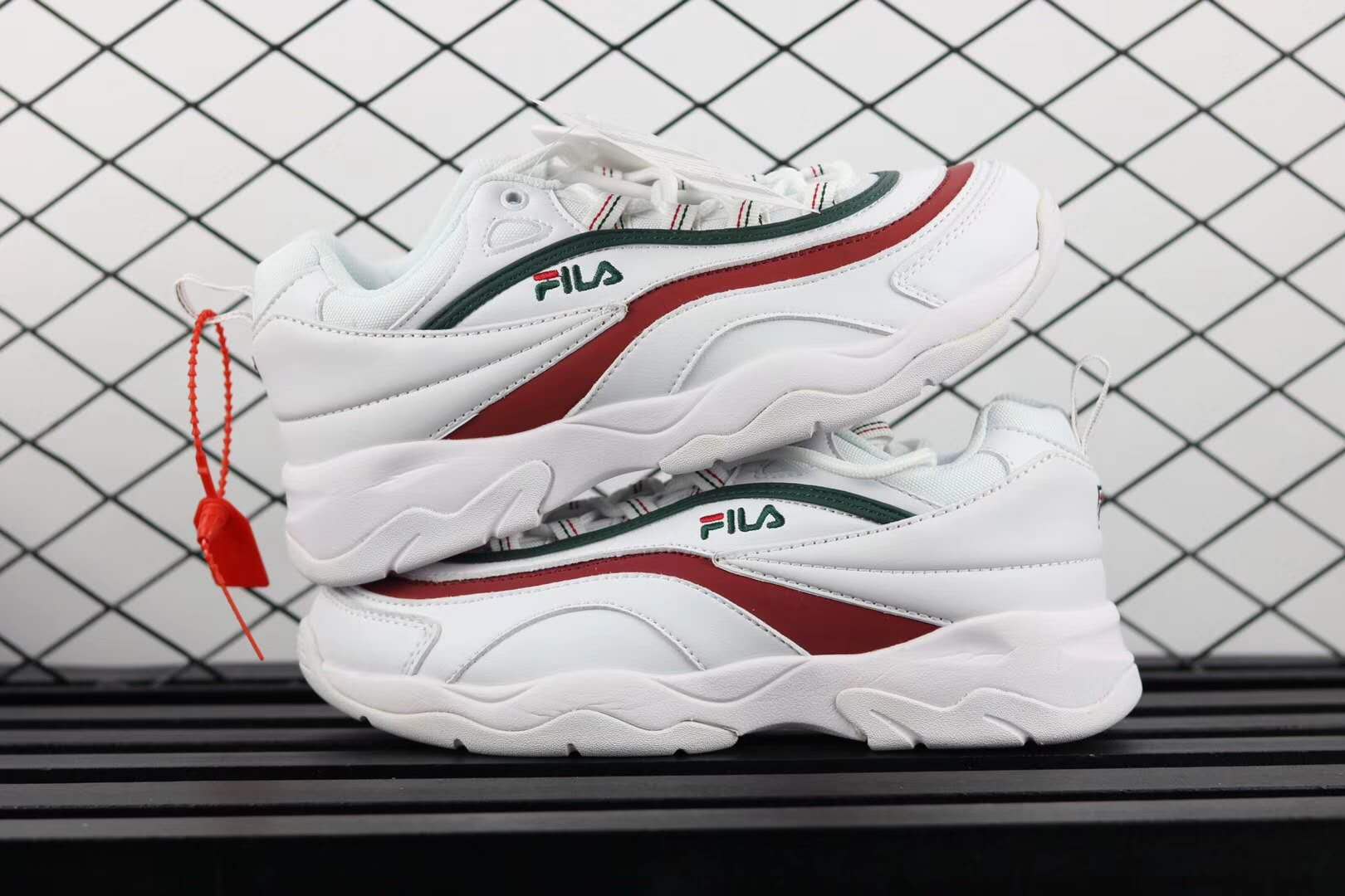fila斐乐2023新款老爹鞋,fila联名款ray老爹