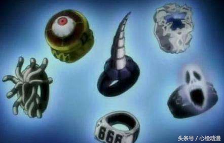 家庭教师六道骸的戒指匣子,家庭教师六枚地狱戒指能力