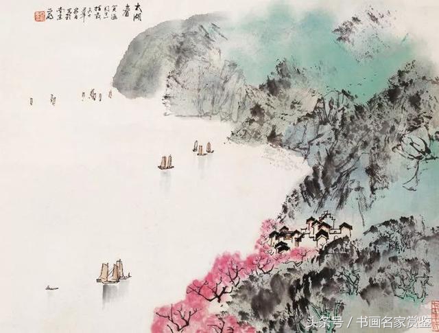 中国画名家亚明,当代金陵画派画家