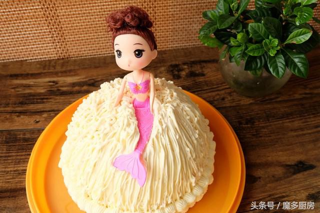 自己用烤箱做蛋糕奶油裱花,奶油蛋糕教程家庭版不用烤箱