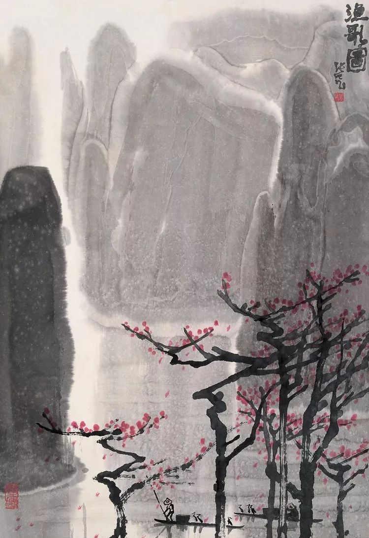 张长韶水墨山水画欣赏,张凭山水画教学