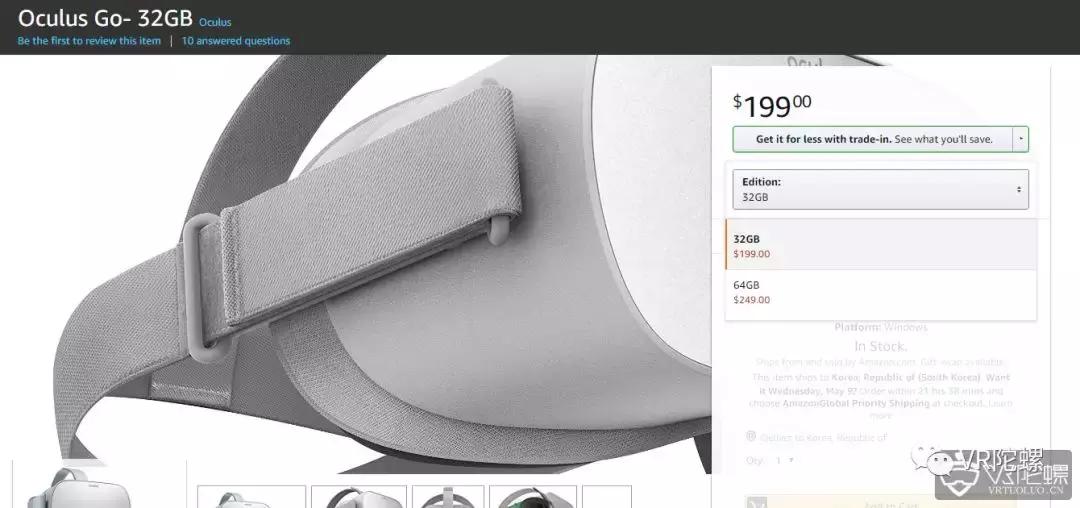 oculusgo销量,oculus降价200美元