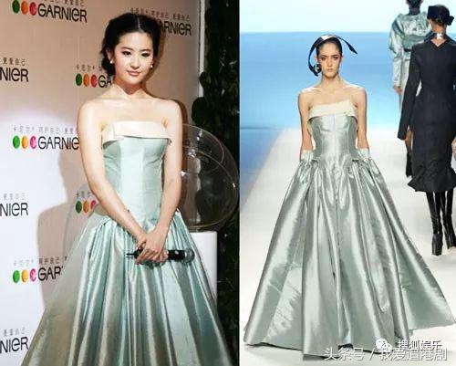 张钧甯被鱼尾裙坑了?她身上这条美上热搜的礼服裙被质疑是山寨的