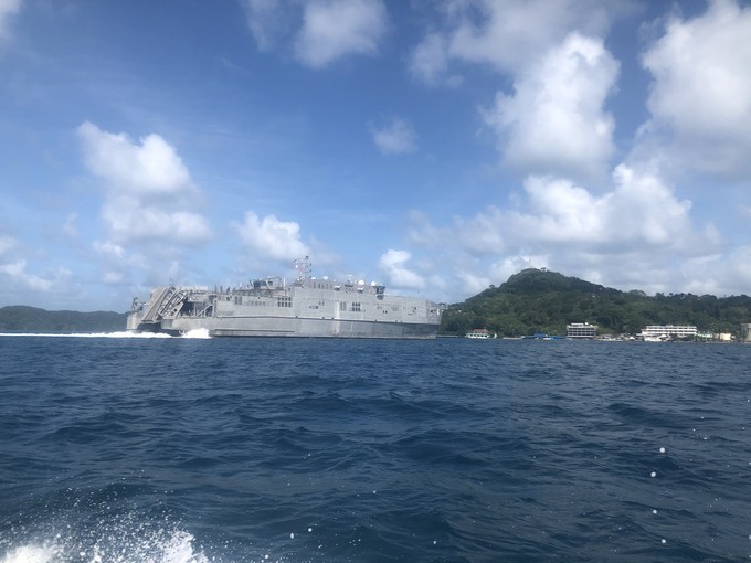 帕劳的海景风光给人美的享受,帕劳的海洋和沙滩风景图片