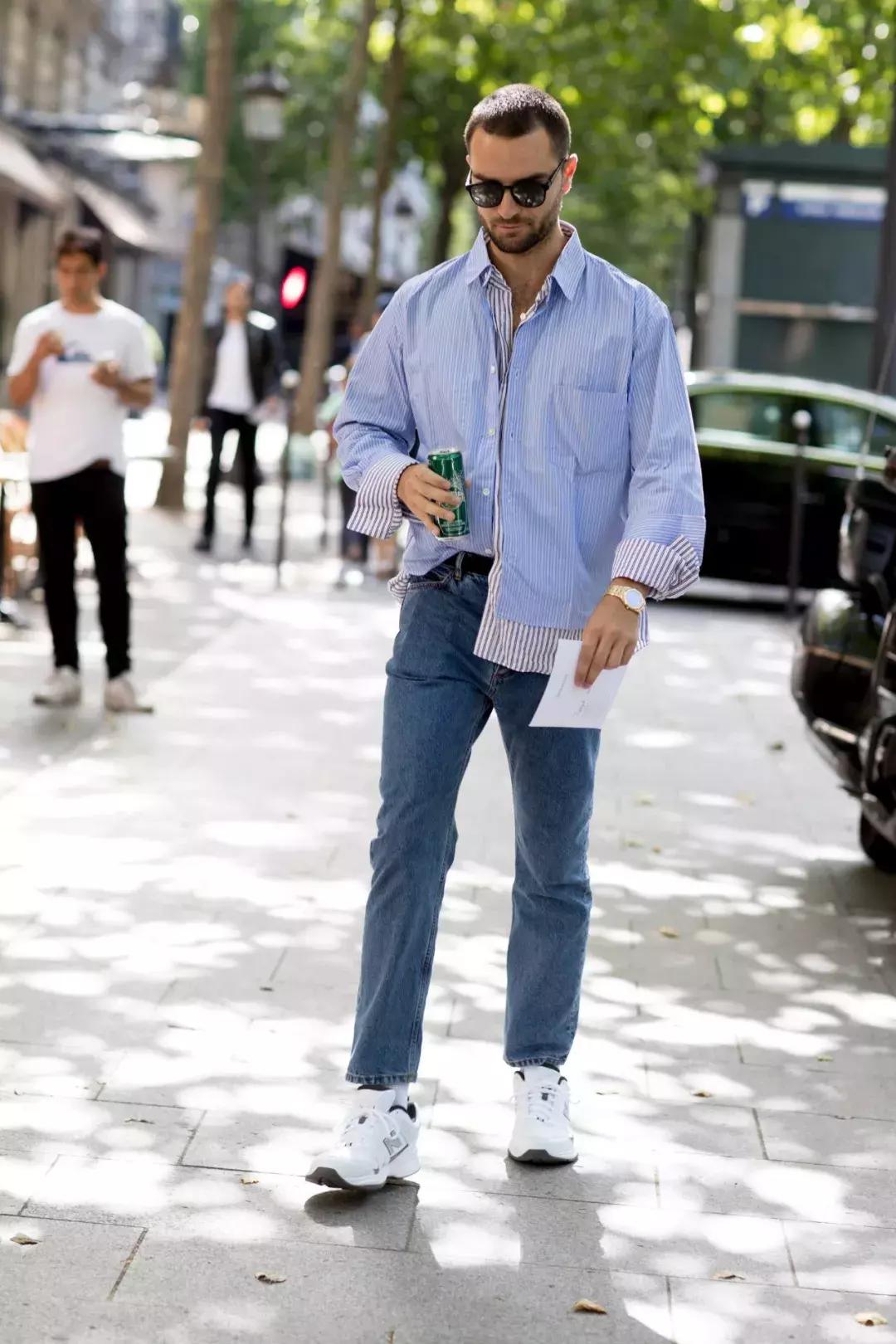 经典的条纹衬衫怎么穿,条纹衬衫适合什么人穿