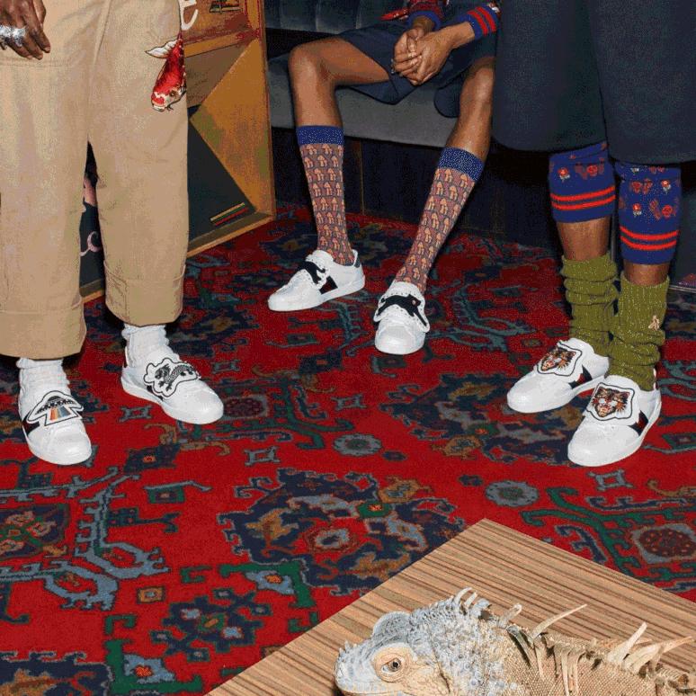 最高版本gucci小白鞋,gucci今年最流行的小白鞋