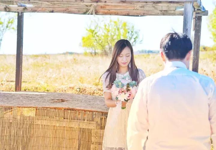 婚纱照个人写真艺术照素人,南法复古感婚纱照