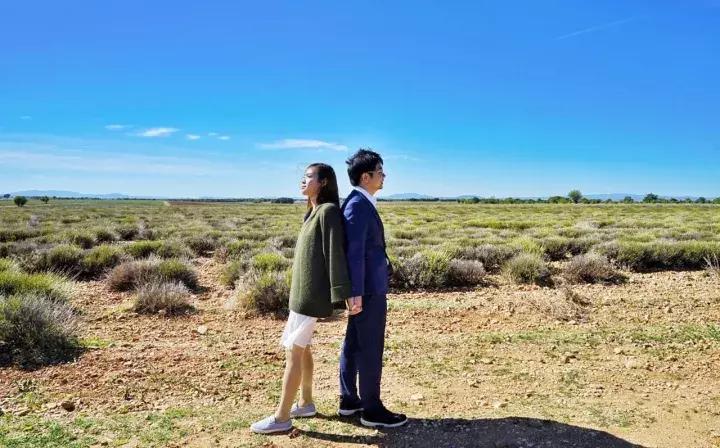 婚纱照个人写真艺术照素人,南法复古感婚纱照