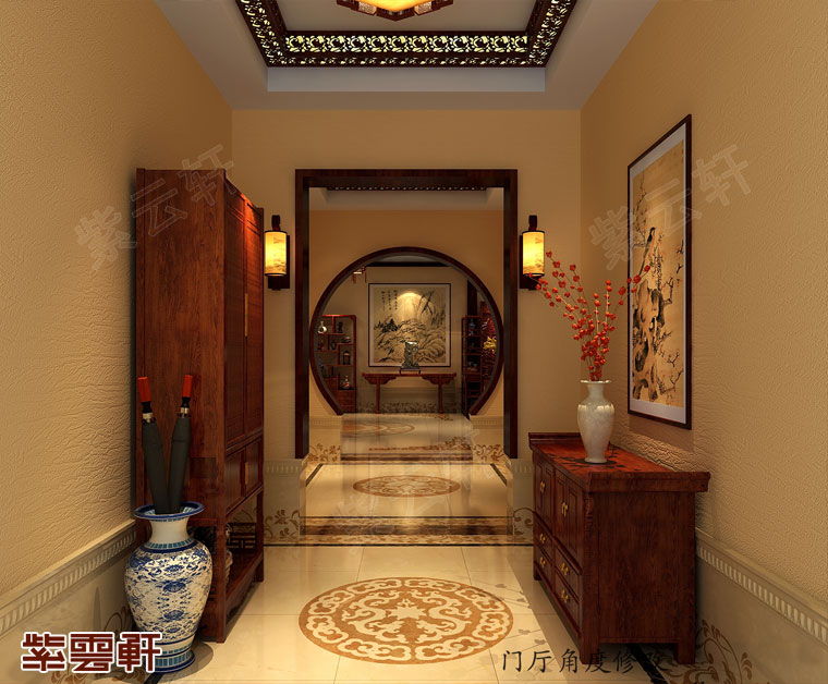 崂山区纯中式装修别墅,青岛崂山大平层装修200-300平