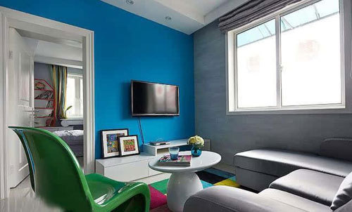 小户型2米7宽电视背景墙设计,小户型中式电视背景墙效果图