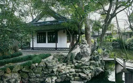 亭台楼阁轩榭廊舫一体的房子,人造亭台楼阁轩榭廊舫靓丽夺目