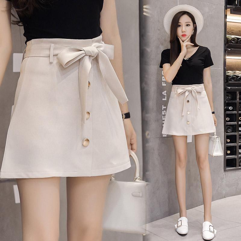 半身裙小清新搭配夏季,白t恤搭配半身裙减龄大气