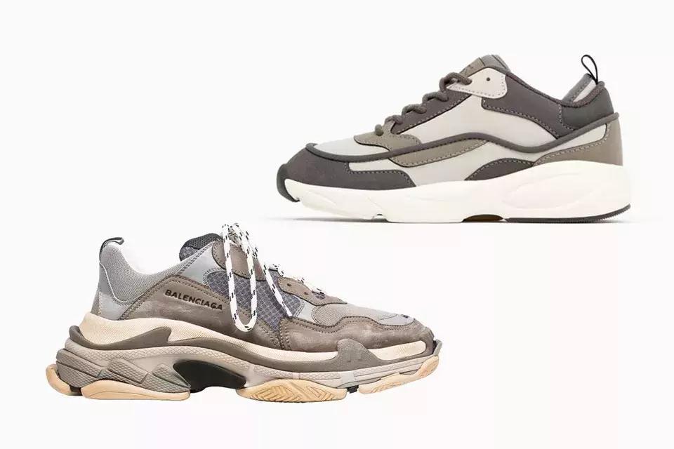 明星同款平价国货老爹鞋,男士通勤老爹鞋