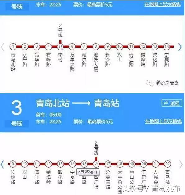 青岛市地铁16号线最新线路图,青岛西海岸地铁22号线最新线路图