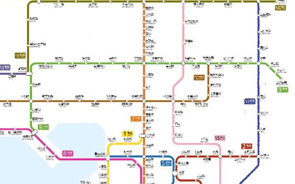 青岛市地铁16号线最新线路图,青岛西海岸地铁22号线最新线路图