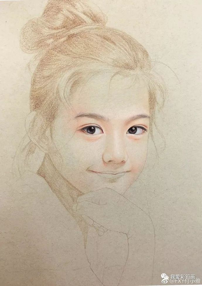 彩铅手绘图片唯美人物,彩铅手绘动漫人物女孩