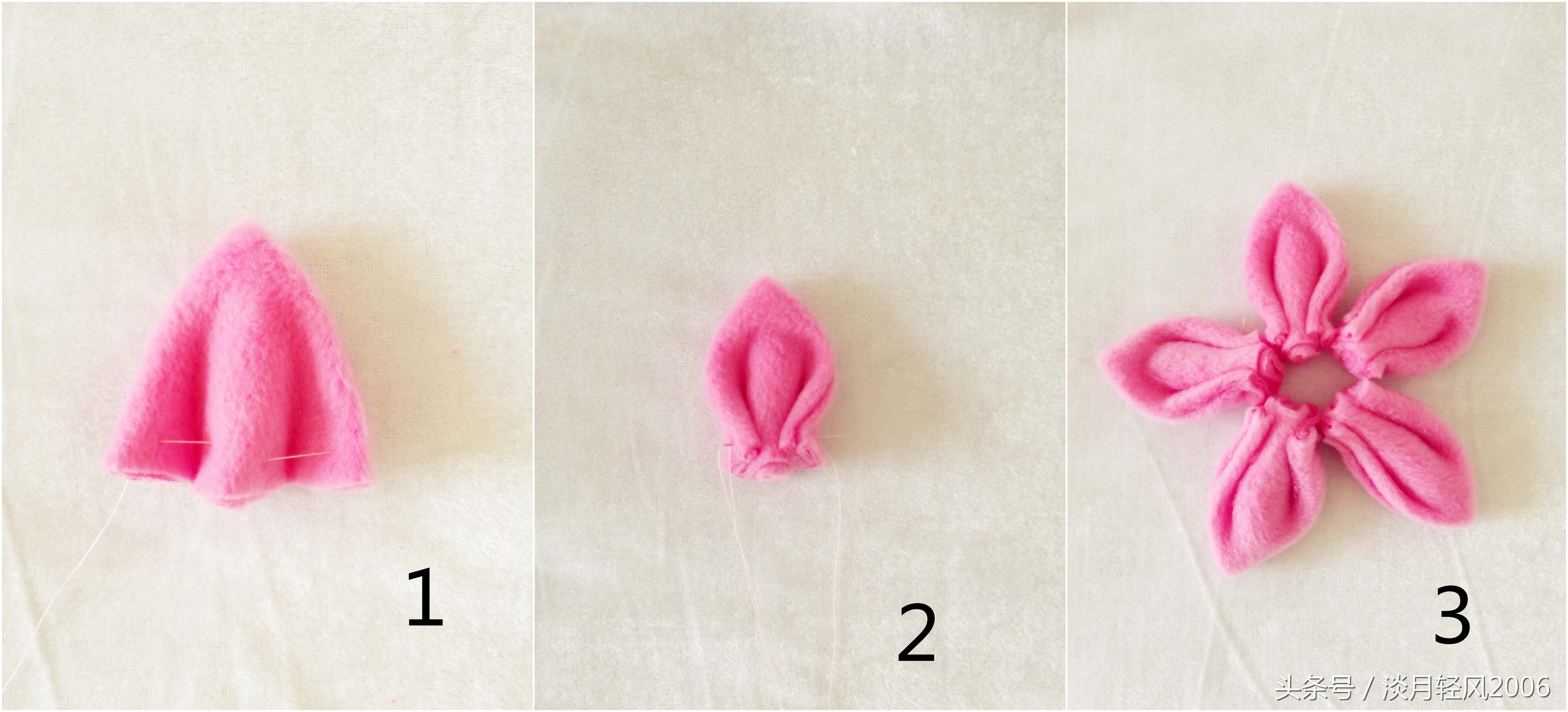 窗帘花的手工制作,自己动手做一束花