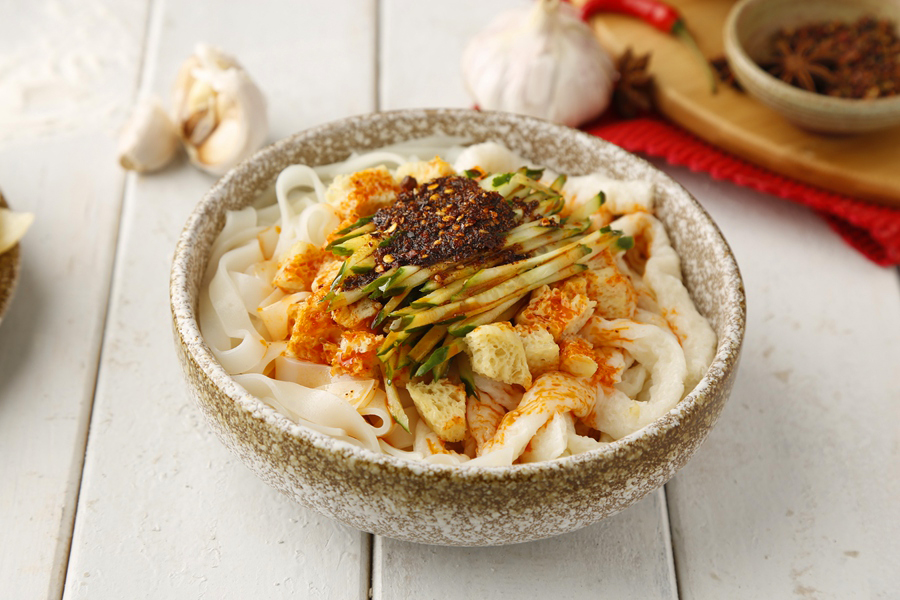 凉皮不用出去买自制凉皮,不用去西安也能吃上米皮