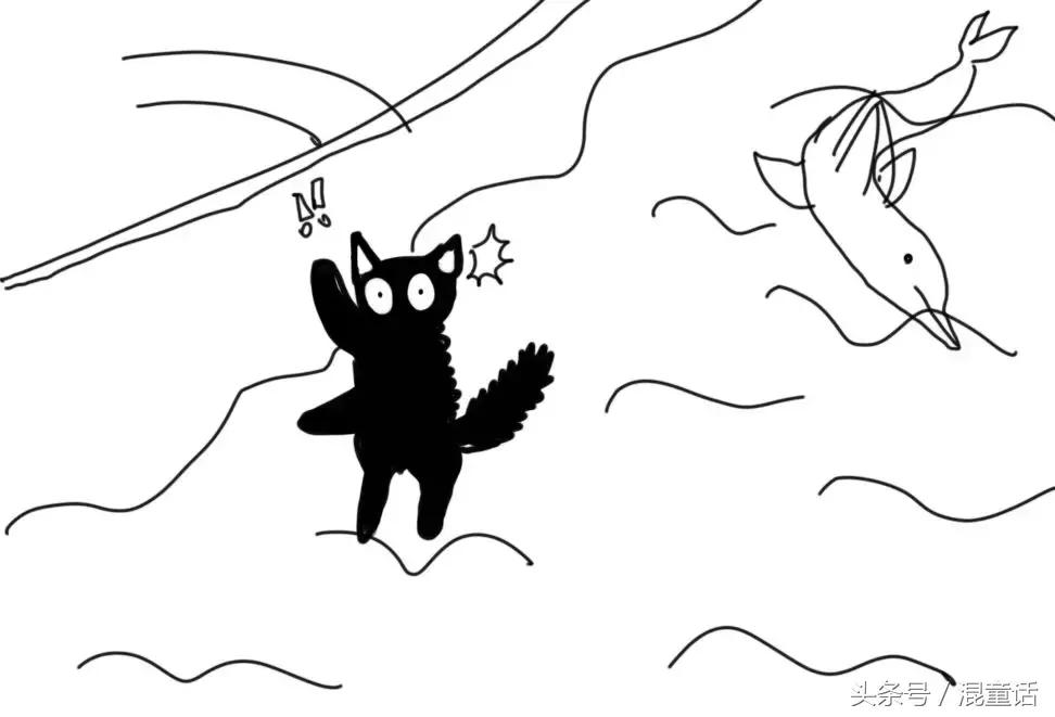 漫画｜混小贝漫游世界：当喵星人乱入水族馆···