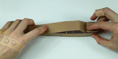 用纸剪出一架可以飞的飞机,用纸箱折个纸飞机