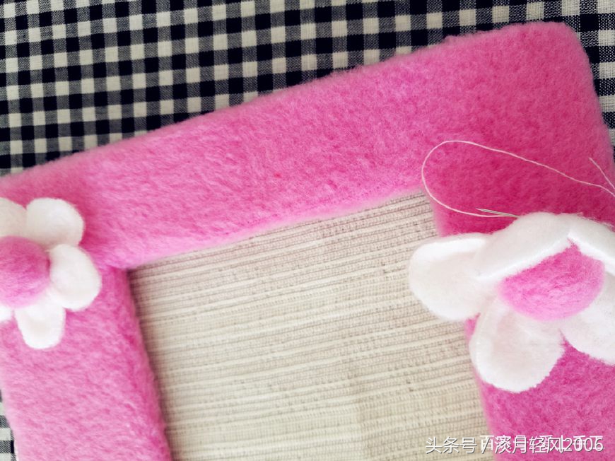 中秋节布艺相框怎么做,三年级布艺相框制作视频