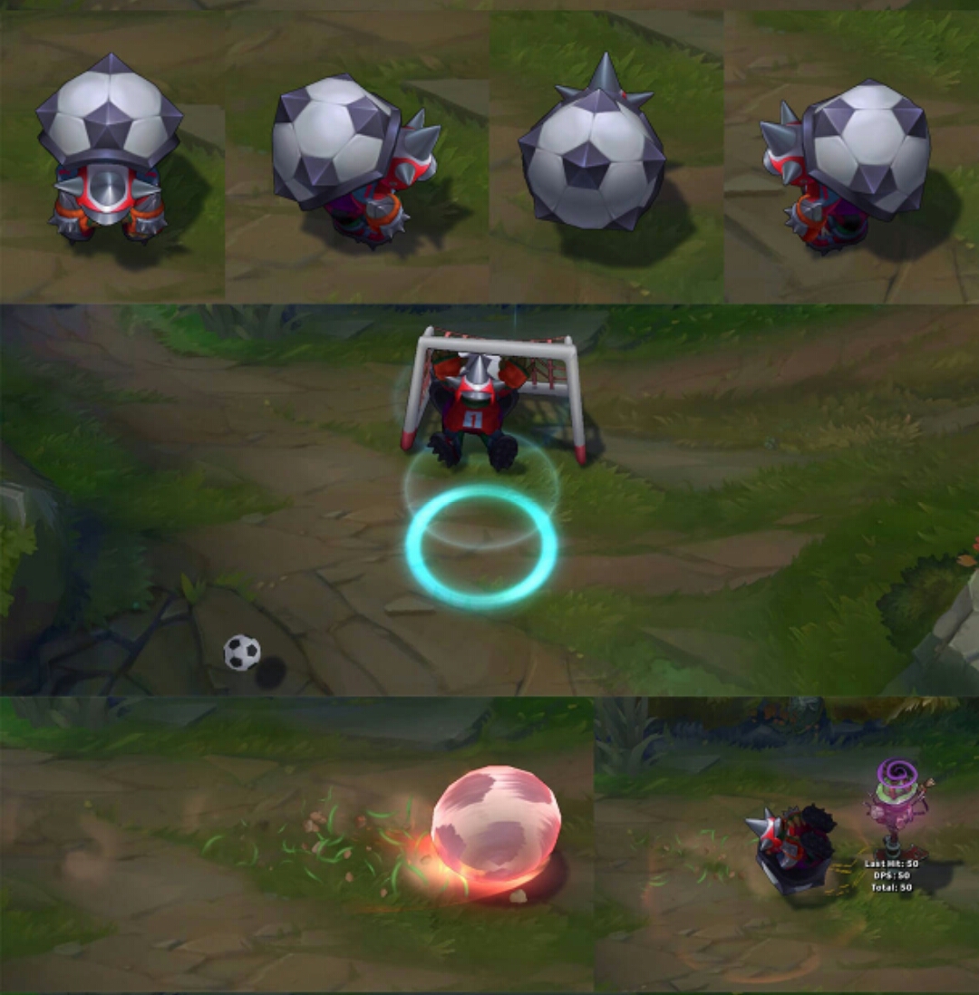 LOL新皮肤：盲僧上演少林足球，龙龟炫酷变成球，厂长被疯狂暗示