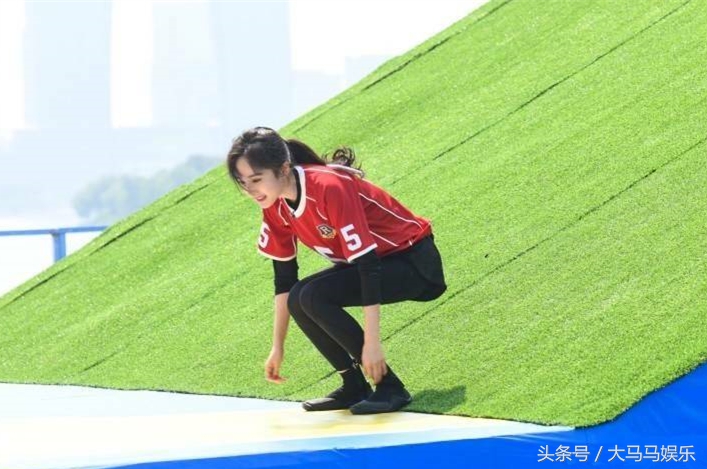 杨幂奔跑吧,杨幂为霍建华打call