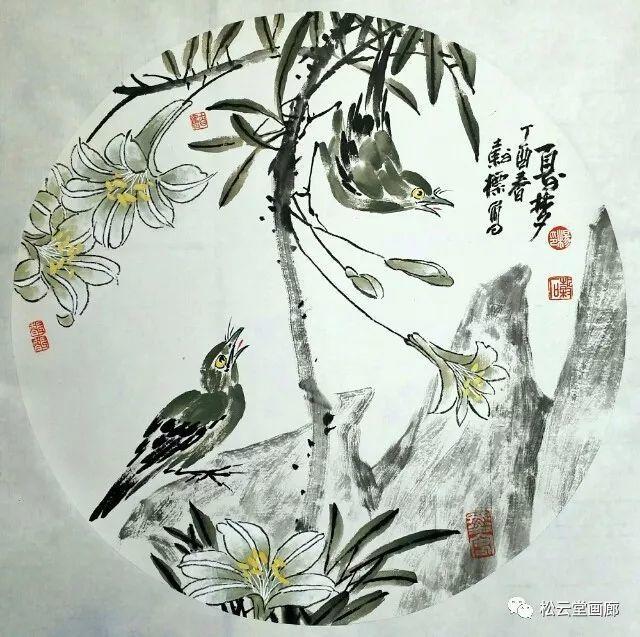 中国画中的山水花鸟画,国画花鸟画山水画欣赏