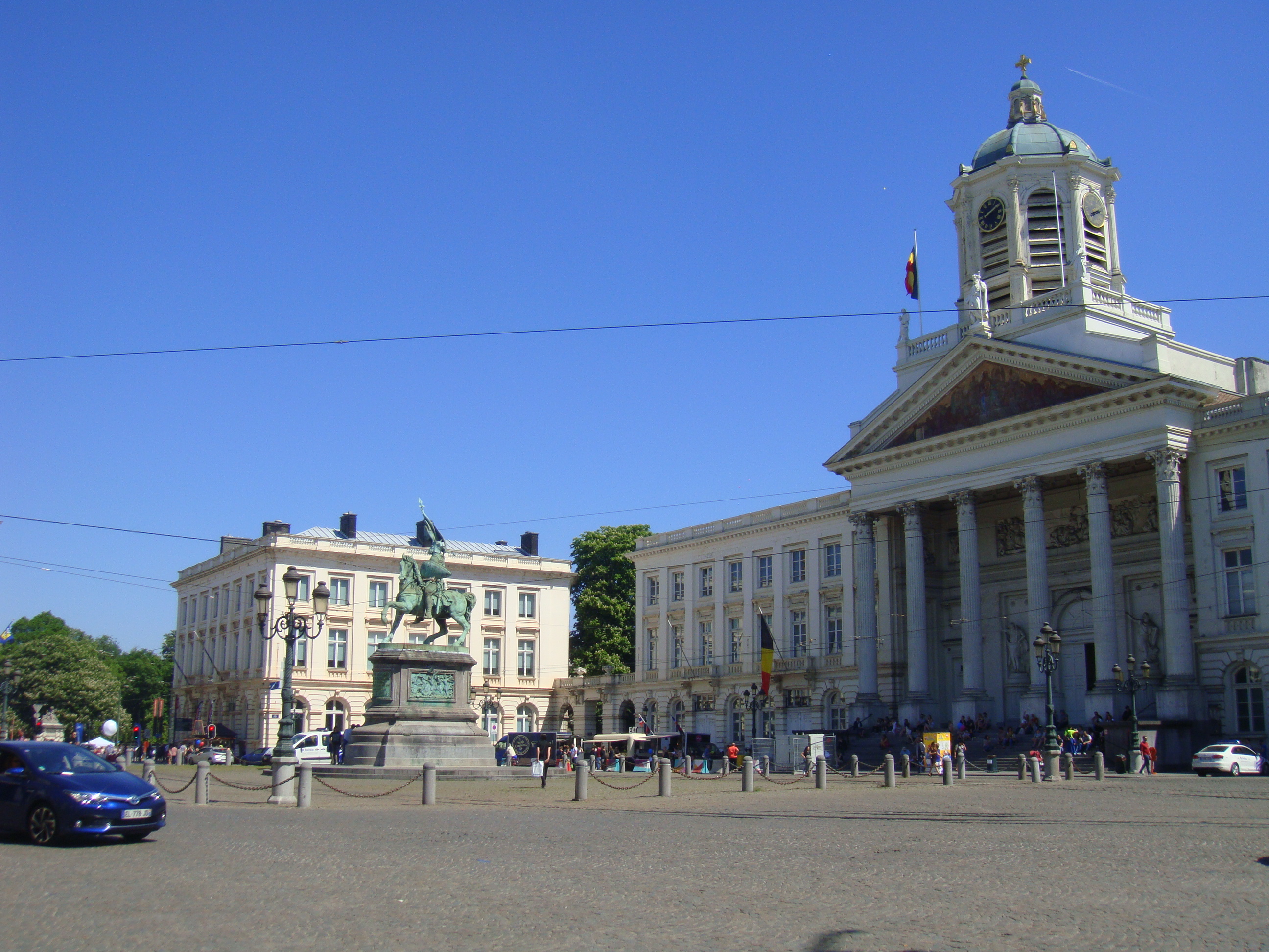 春天里走进比利时布鲁塞尔 (布鲁塞尔艺术山皇家广场)