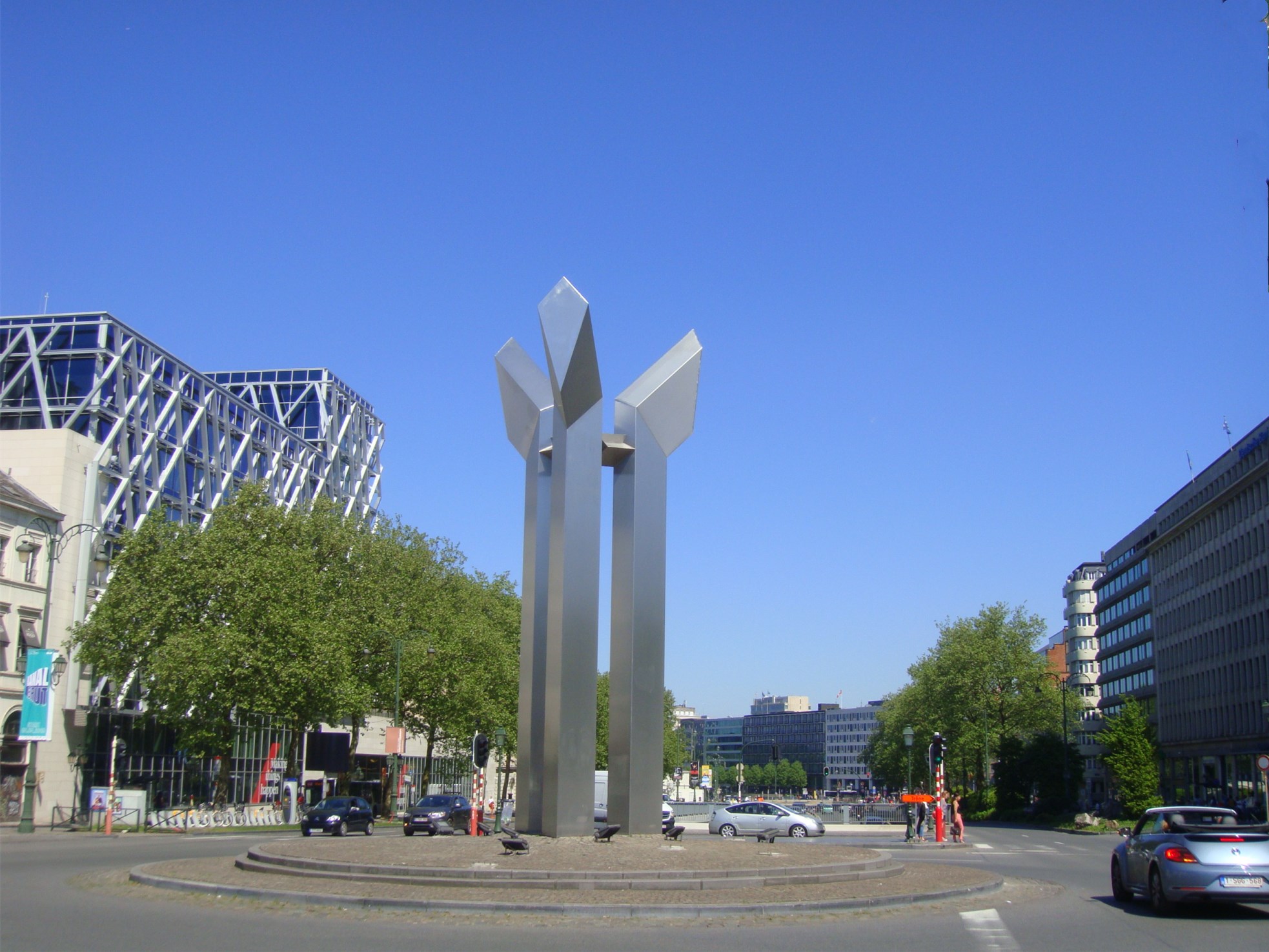 春天里走进比利时布鲁塞尔 (布鲁塞尔艺术山皇家广场)