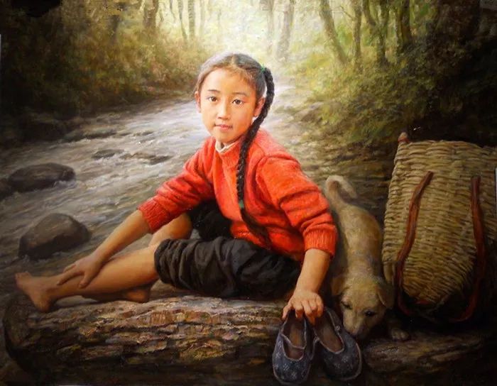 油画里刻骨的乡愁看了想哭,油画里刻骨的乡愁看了想哭的人