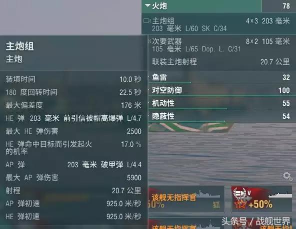 最全能战舰非她莫属!抓驱逐、抽巡洋、*飞机打**、扛战列无所不能!