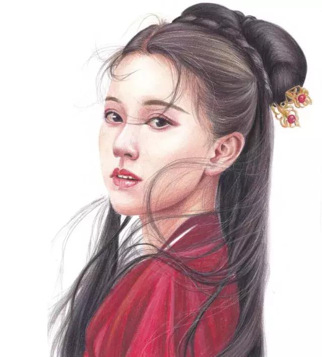 彩色铅笔教程小仙女,彩色铅笔仕女教学