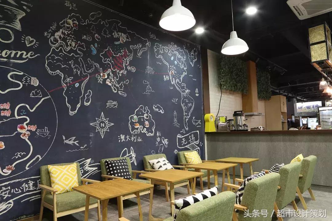 零售区设计效果图,让人惊艳的超市设计