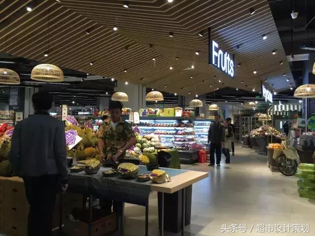 零售区设计效果图,让人惊艳的超市设计