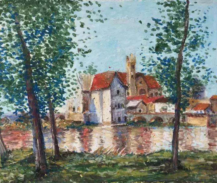 三分钟，教你用油画棒画一幅绝美风景画！