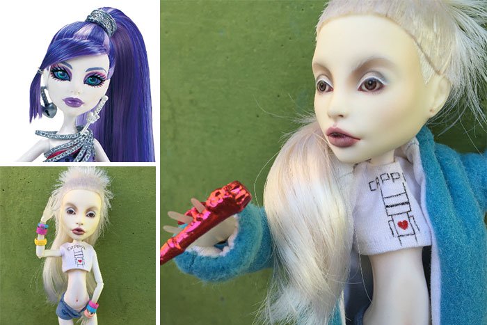 把丑芭比娃娃化妆成美丽芭比娃娃,最新的芭比娃娃妆容