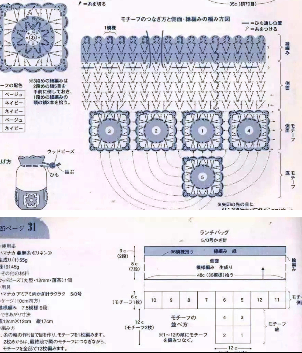 百搭时尚女士毛线包包钩针编织,钩针钩今年最时尚包包视频教程