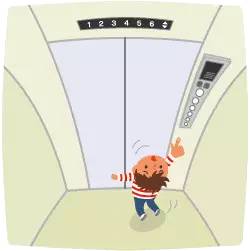 电梯安全装置图解,电梯安全使用图解及困梯自救